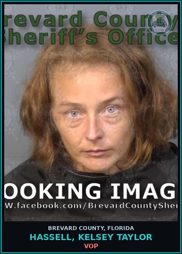 Booking mugshot of Hassell, Kelsey Taylor in Brevard County