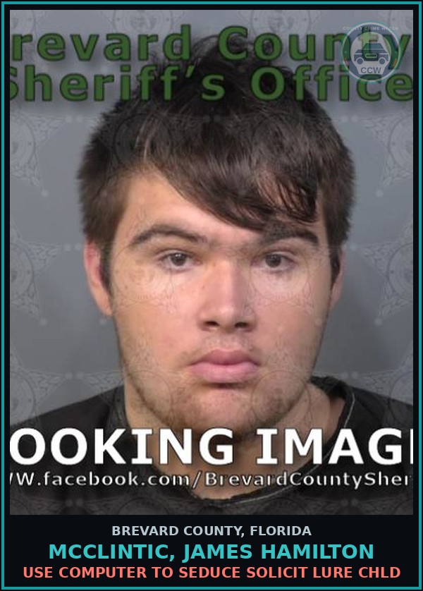 Booking mugshot of MCCLINTIC, JAMES HAMILTON in Brevard County