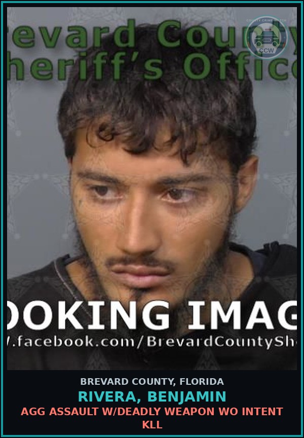 Booking mugshot of Rivera, Benjamin in Brevard County