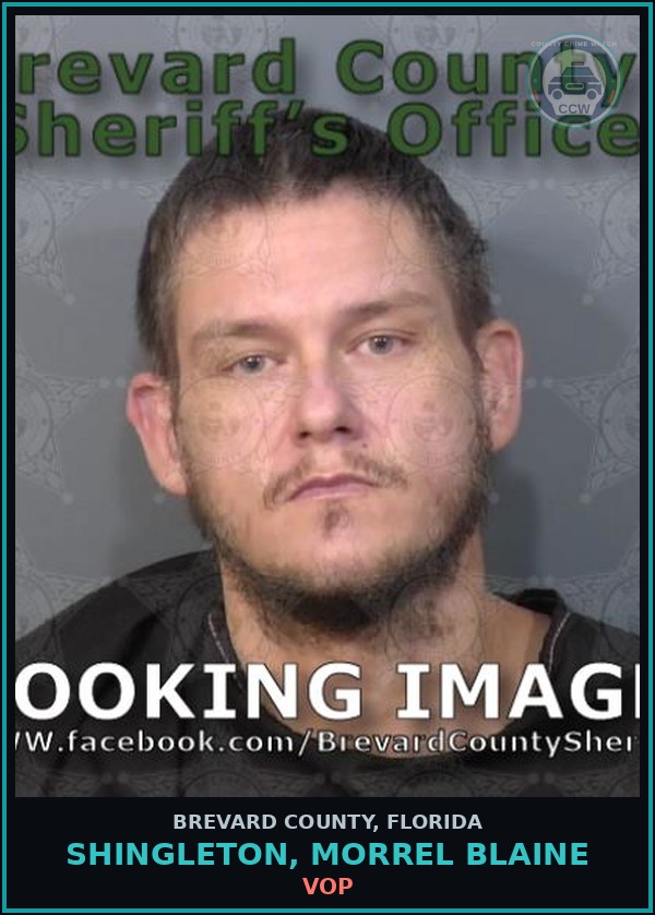 Booking mugshot of Shingleton, Morrel Blaine in Brevard County