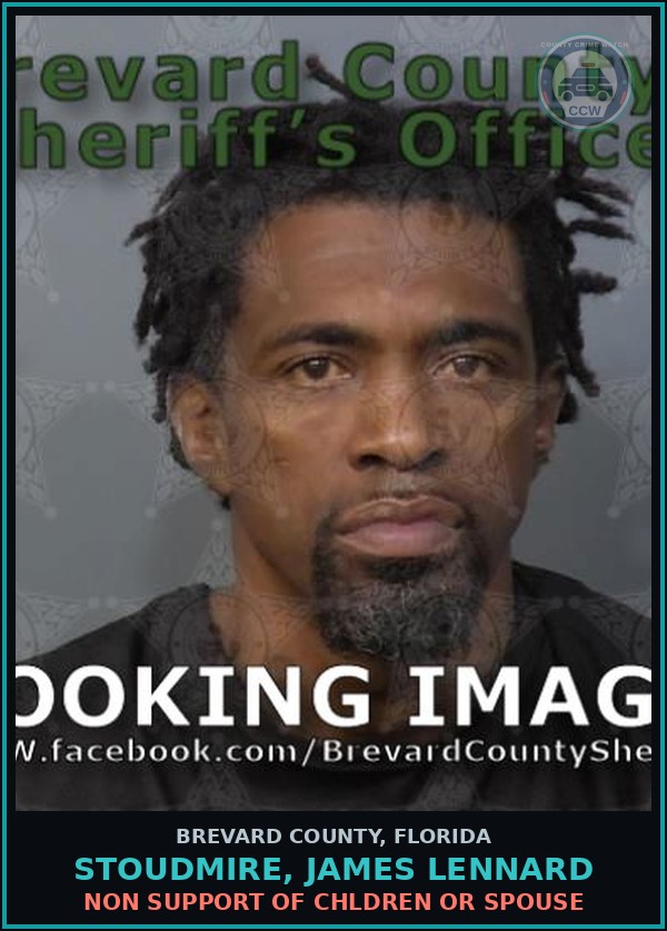 Booking mugshot of Stoudmire, James Lennard in Brevard County