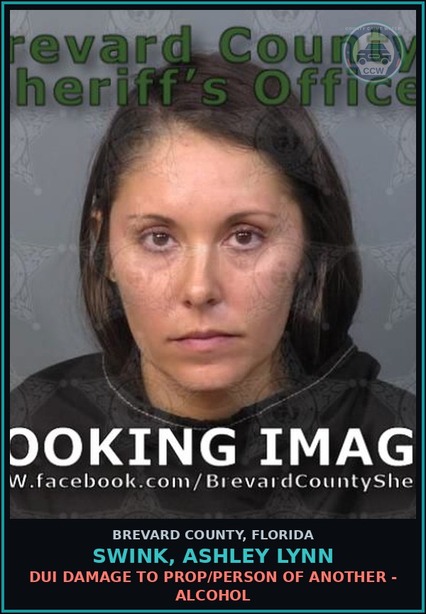 Booking mugshot of SWINK, ASHLEY LYNN in Brevard County