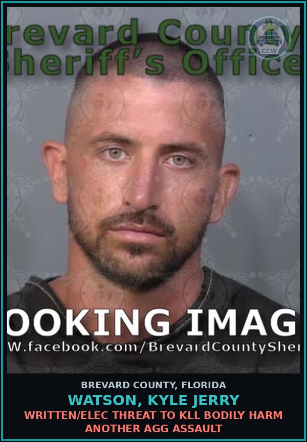 Booking mugshot of Watson, Kyle JERRY in Brevard County