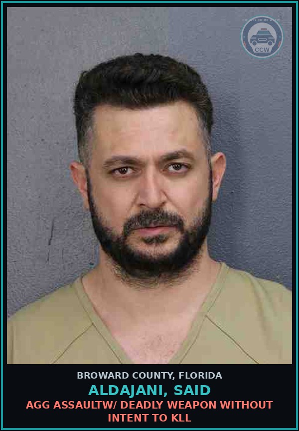 Booking mugshot of ALDAJANI, SAID in Broward County