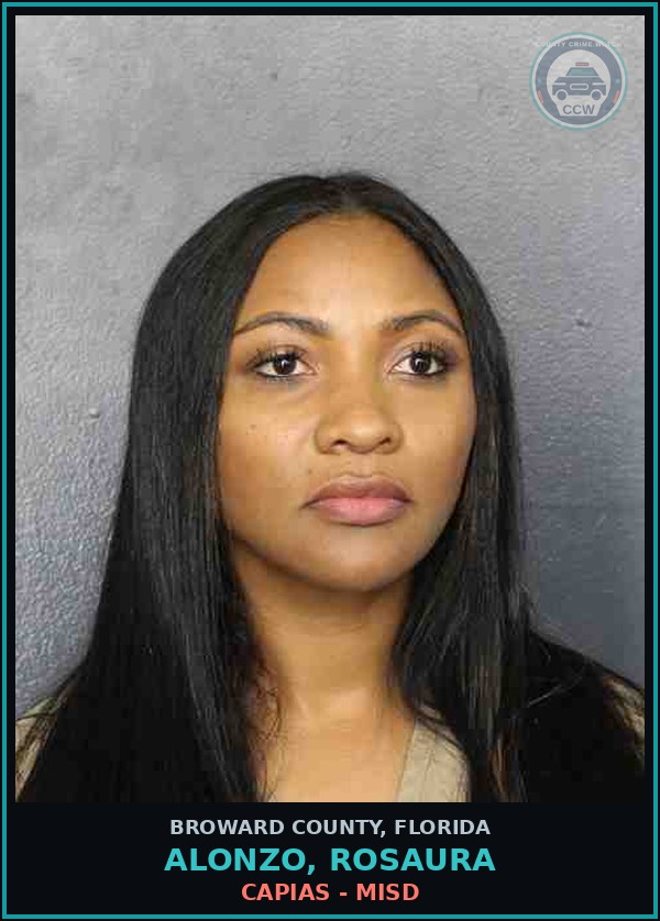 Booking mugshot of ALONZO, ROSAURA in Broward County
