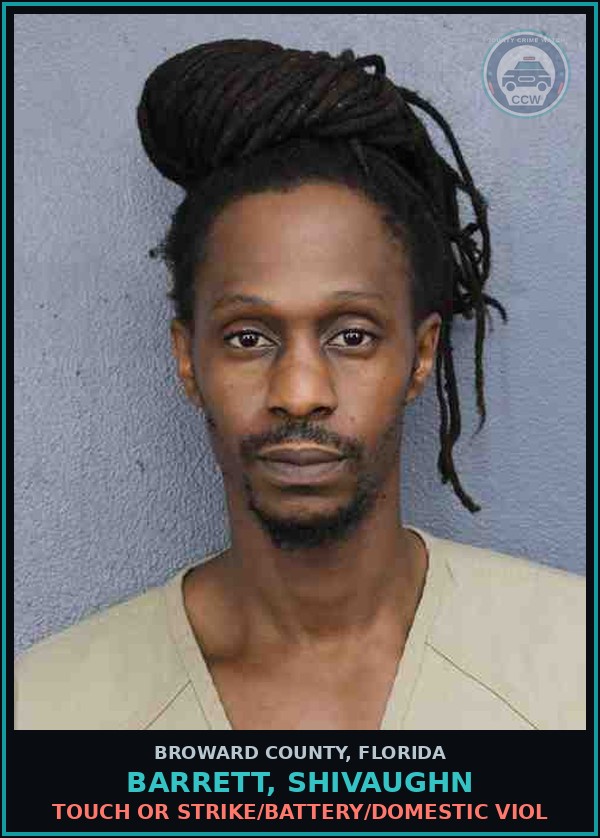 Booking mugshot of BARRETT, SHIVAUGHN in Broward County