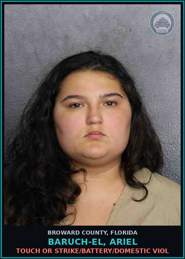 Booking mugshot of BARUCH-EL, ARIEL in Broward County