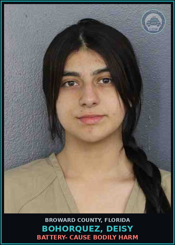 Booking mugshot of BOHORQUEZ, DEISY in Broward County