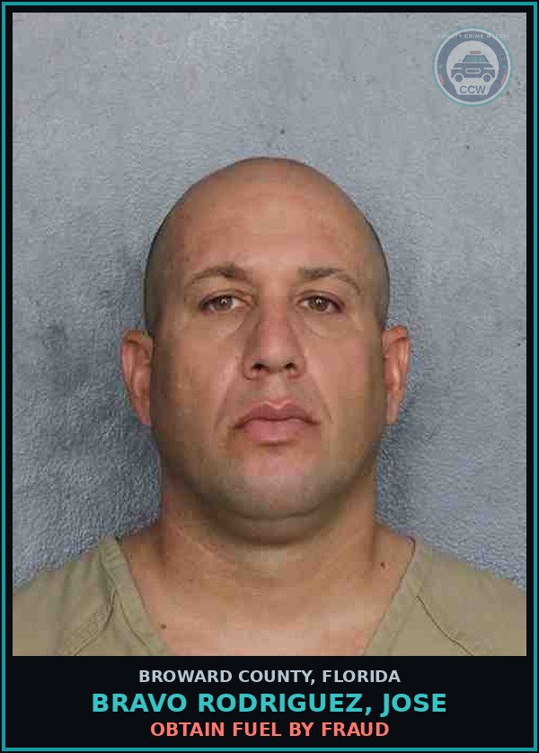 Booking mugshot of BRAVO RODRIGUEZ, JOSE in Broward County