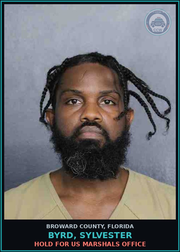 Booking mugshot of BYRD, SYLVESTER in Broward County