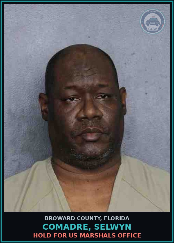 Booking mugshot of COMADRE, SELWYN in Broward County
