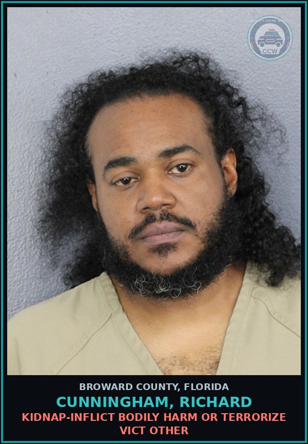 Booking mugshot of CUNNINGHAM, RICHARD in Broward County