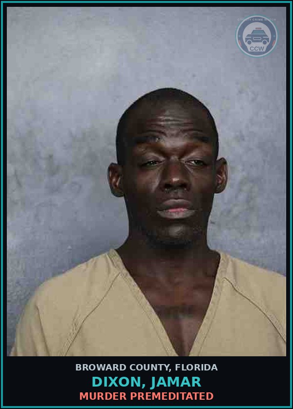 Booking mugshot of DIXON, JAMAR in Broward County
