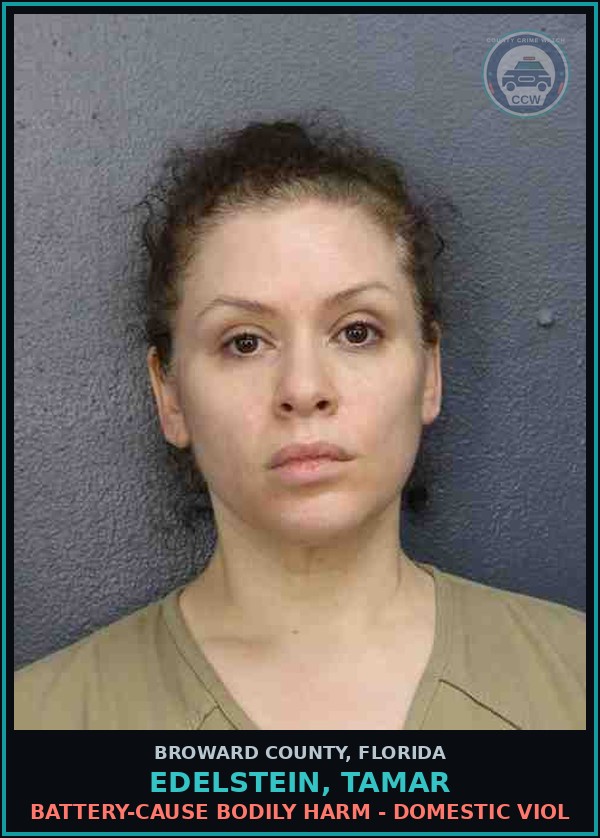 Booking mugshot of EDELSTEIN, TAMAR in Broward County