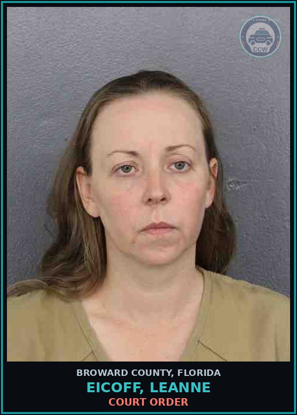Booking mugshot of EICOFF, LEANNE in Broward County