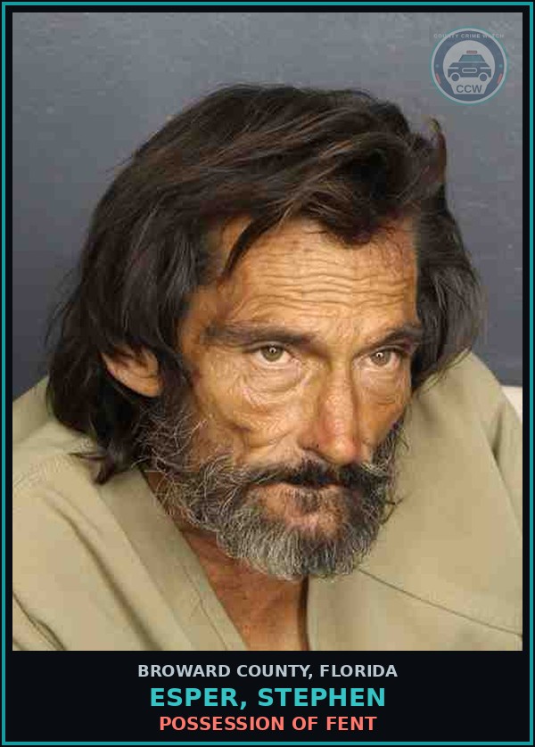 Booking mugshot of ESPER, STEPHEN in Broward County