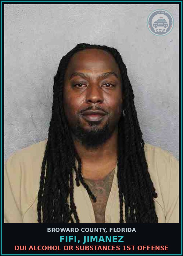 Booking mugshot of FIFI, JIMANEZ in Broward County