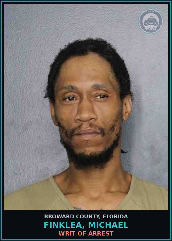 Booking mugshot of FINKLEA, MICHAEL in Broward County