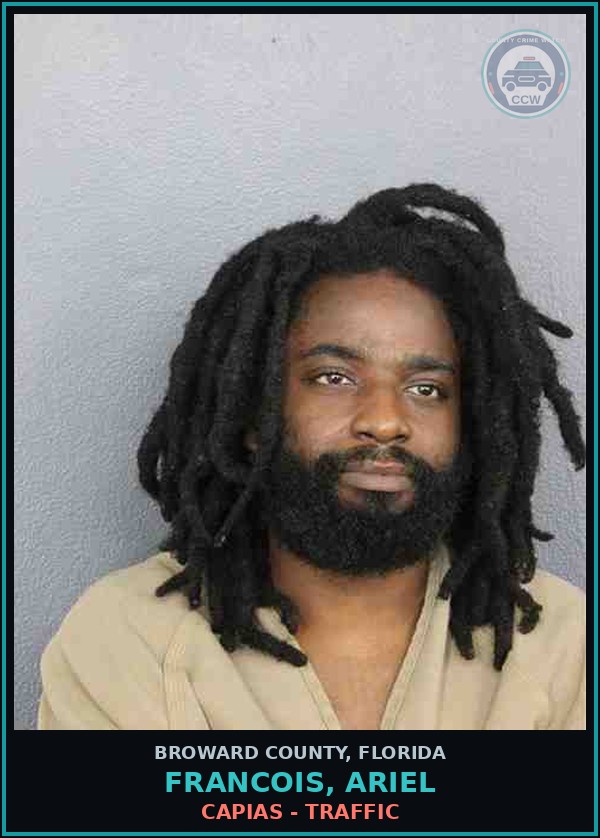 Booking mugshot of FRANCOIS, ARIEL in Broward County