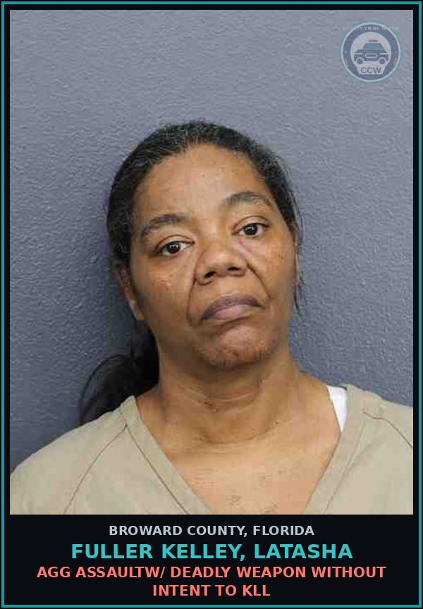 Booking mugshot of FULLER KELLEY, LATASHA in Broward County