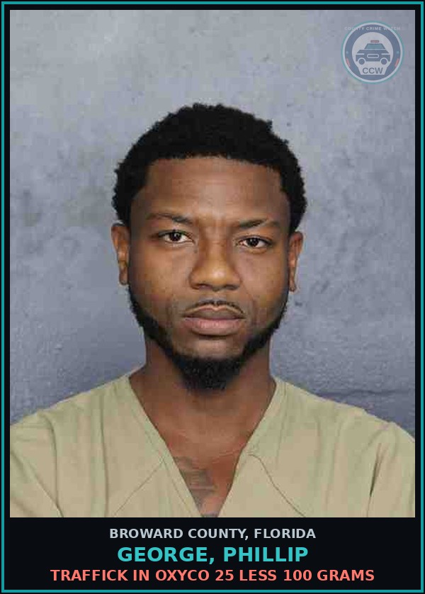 Booking mugshot of GEORGE, PHILLIP in Broward County