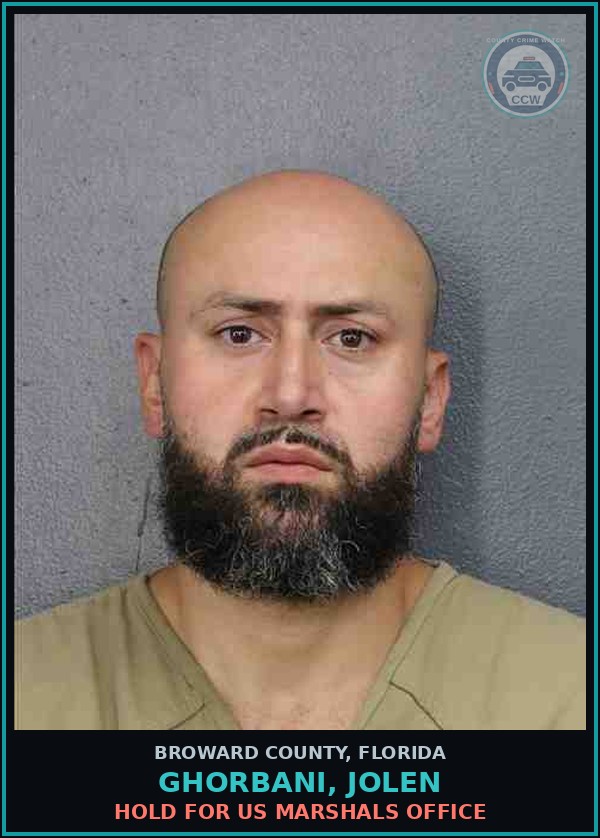 Booking mugshot of GHORBANI, JOLEN in Broward County