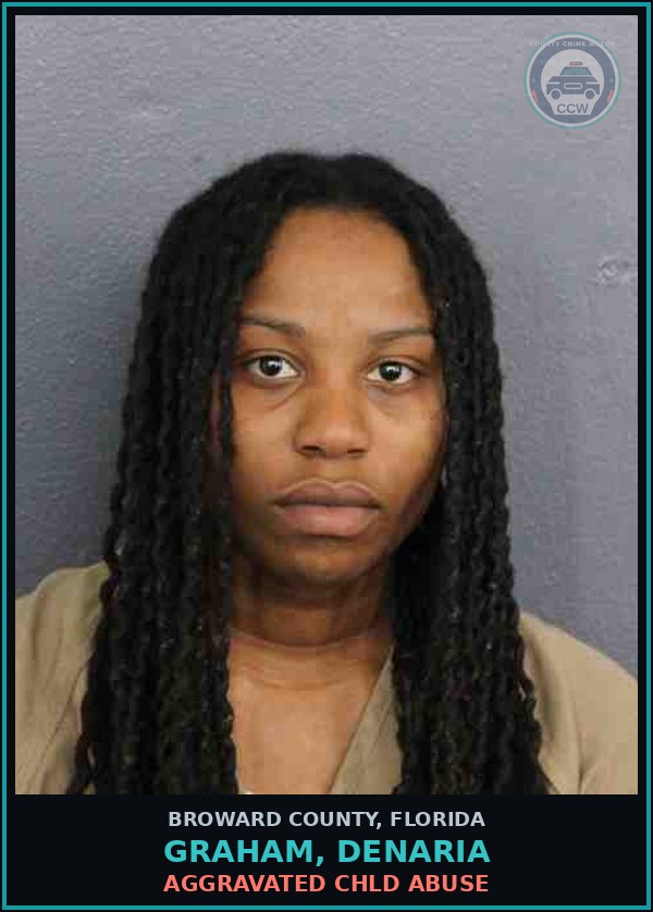 Booking mugshot of GRAHAM, DENARIA in Broward County