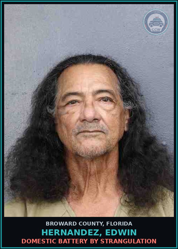 Booking mugshot of HERNANDEZ, EDWIN in Broward County