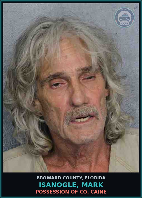 Booking mugshot of ISANOGLE, MARK in Broward County