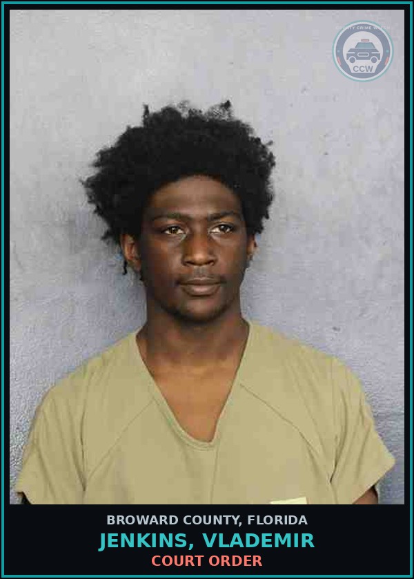 Booking mugshot of JENKINS, VLADEMIR in Broward County