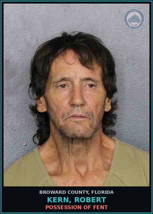 Booking mugshot of KERN, ROBERT in Broward County