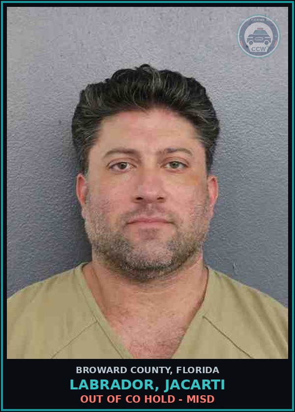 Booking mugshot of LABRADOR, JACARTI in Broward County