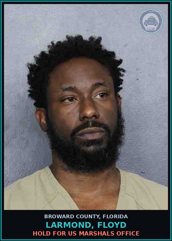 Booking mugshot of LARMOND, FLOYD in Broward County
