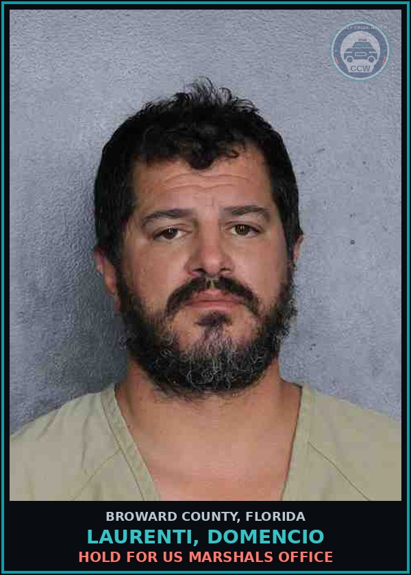 Booking mugshot of LAURENTI, DOMENCIO in Broward County