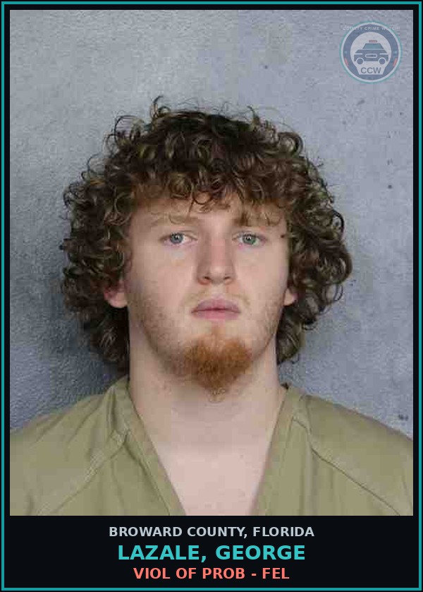 Booking mugshot of LAZALE, GEORGE in Broward County
