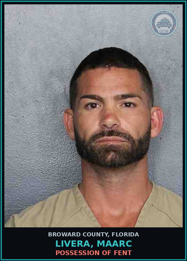 Booking mugshot of LIVERA, MAARC in Broward County