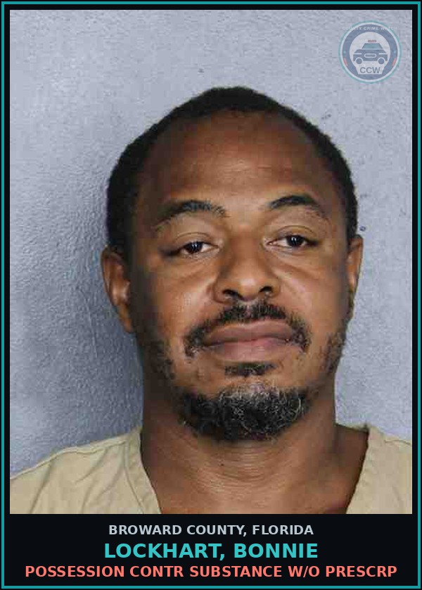 Booking mugshot of LOCKHART, BONNIE in Broward County
