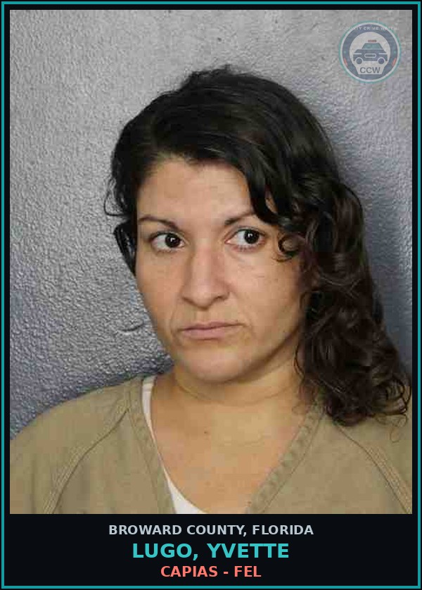 Booking mugshot of LUGO, YVETTE in Broward County