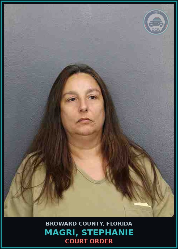 Booking mugshot of MAGRI, STEPHANIE in Broward County