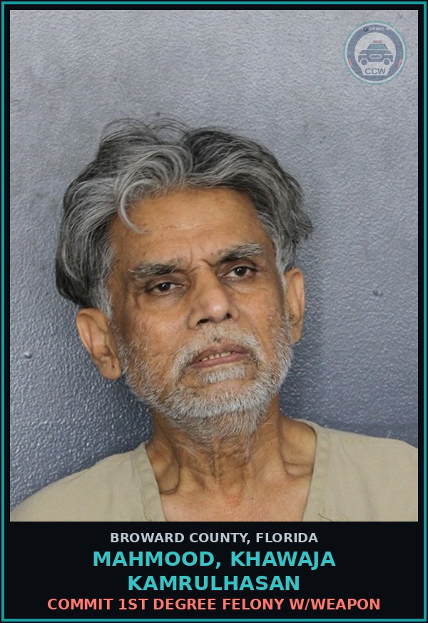 Booking mugshot of MAHMOOD,
        KHAWAJA
        KAMRULHASAN in Broward County