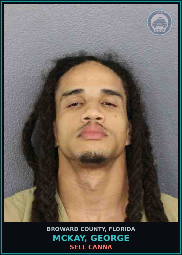 Booking mugshot of MCKAY, GEORGE in Broward County