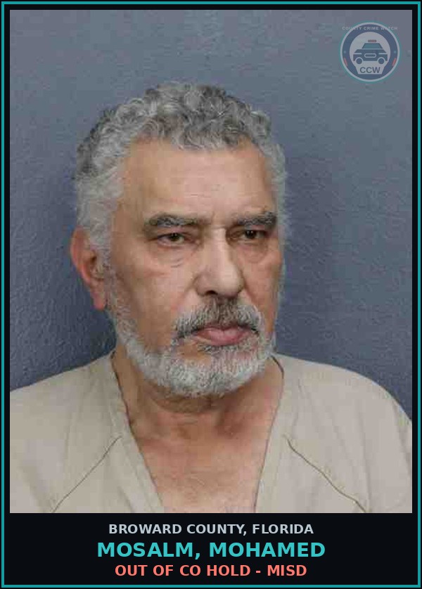 Booking mugshot of MOSALM, MOHAMED in Broward County