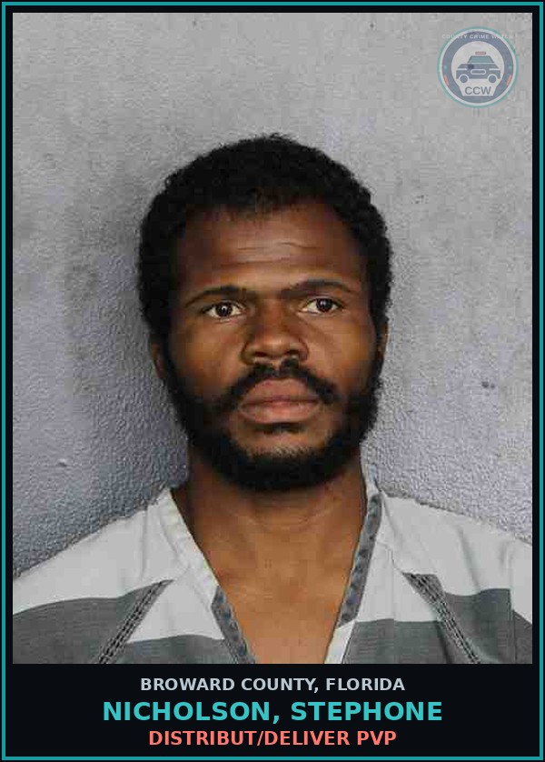 Booking mugshot of NICHOLSON, STEPHONE in Broward County