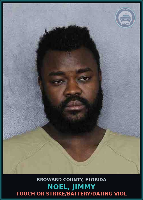 Booking mugshot of NOEL, JIMMY in Broward County