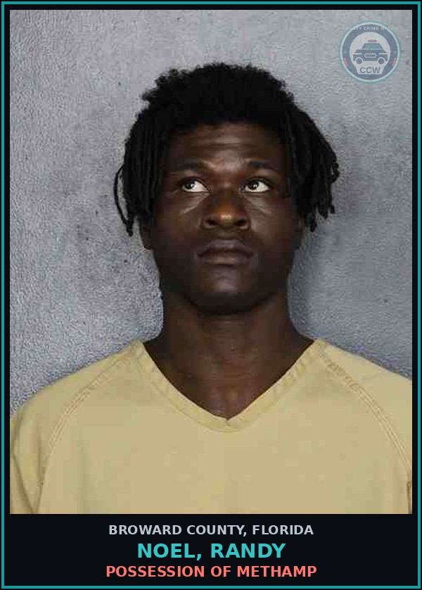 Booking mugshot of NOEL, RANDY in Broward County