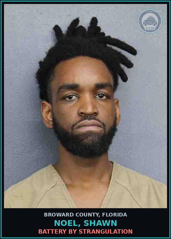 Booking mugshot of NOEL, SHAWN in Broward County