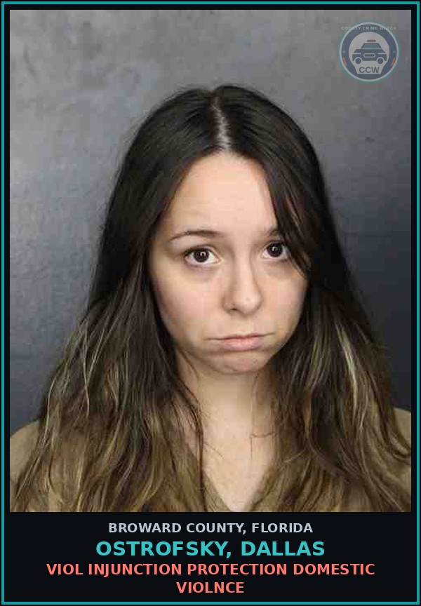 Booking mugshot of OSTROFSKY, DALLAS in Broward County