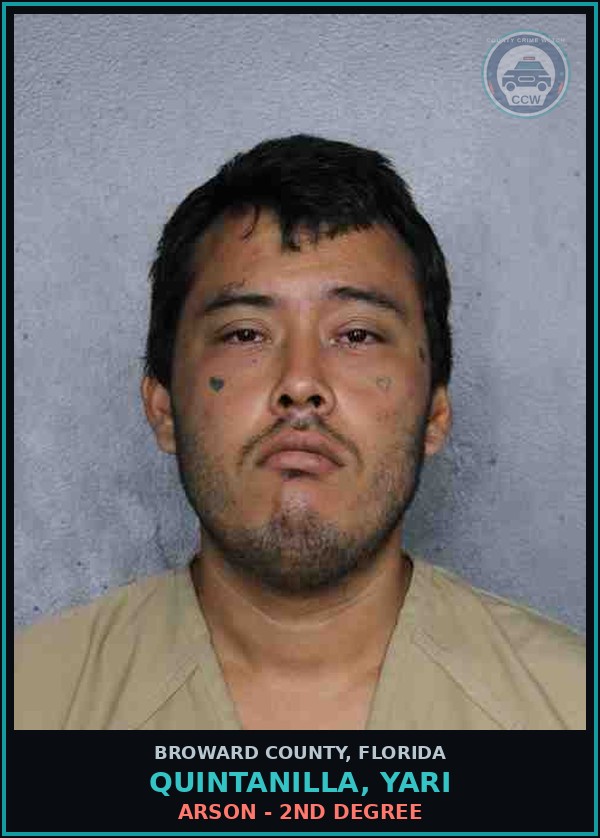 Booking mugshot of QUINTANILLA, YARI in Broward County