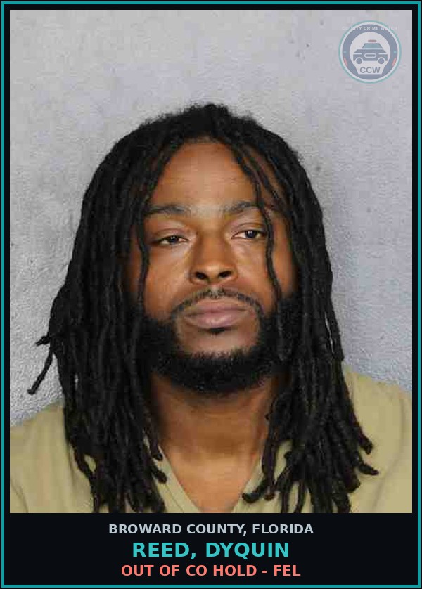 Booking mugshot of REED, DYQUIN in Broward County