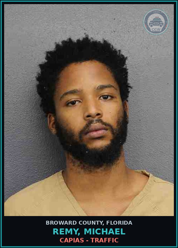 Booking mugshot of REMY, MICHAEL in Broward County